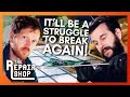 Broken Stain-glass Window is a Razor Sharp Jigsaw Puzzle! | The Repair Shop