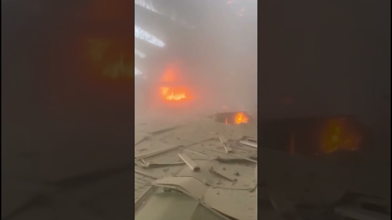 Video | Fire and damage in Kuwait airport after Iranian attack