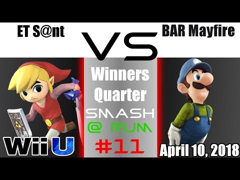 SAR11 - SSB4 WQ - ET S@nt (Toon Link) VS BAR Mayfire (Luigi)