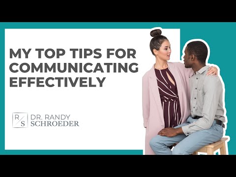 MY TOP TIPS FOR COMMUNICATING EFFECTIVELY  Dr. Randy Schroeder