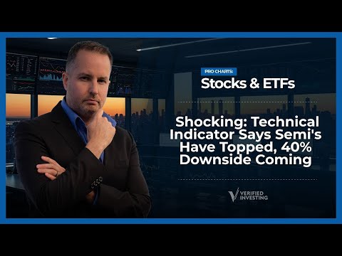 Major Technical Analysis Reveal: Semiconductors (SMH) Maxed Out, 40% Downside Likely, The Top Is In!