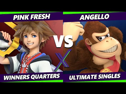 S@X 446 Winners Quarters - Pink Fresh (Sora, Byleth, ZSS) Vs. Angello (DK, Pichu, ROB) - SSBU
