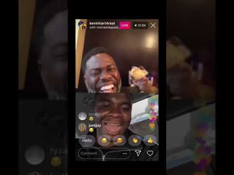 Kevin hart and Michael dapaah #comedy