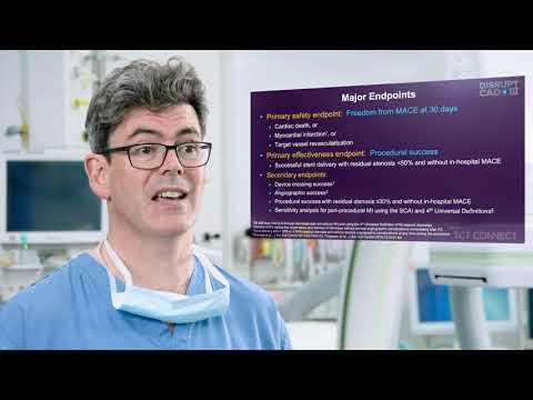 Dr. Jonathan Hill, Co-Principal Investigator, Presents Primary Endpoint Analysis of DISRUPT CAD III