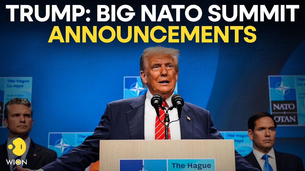NATO Summit LIVE: US President Trump Gives a Press Conference After a NATO Summit | WION