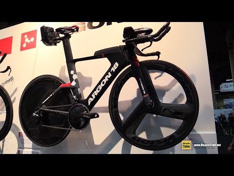 2017 Argon 18 E119 Tri+ Triathlon Bike - Walkaround - 2016 Interbike Las Vegas