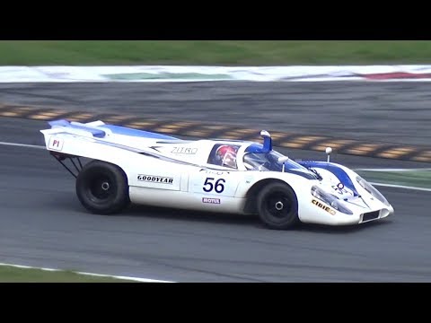 Flat-12 Engine powered Porsche 917K - LOUD Warm Up & Sound On Track!