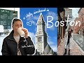 BOSTON VLOG | a chilly weekend in boston, walk through beacon hill, tatte bakery + trader joes trip!