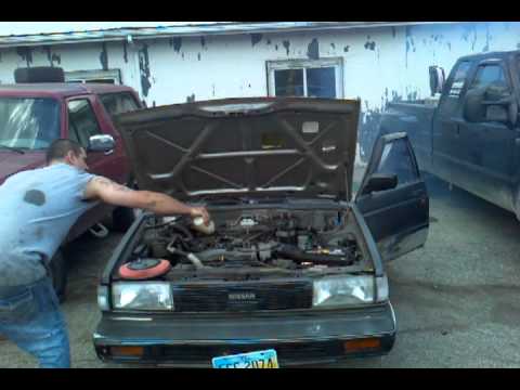 Gas engine running on nitromethane