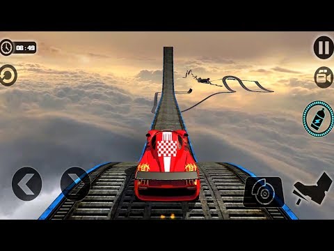 Impossible Stunt Car Tracks 3D: Red Car Levels 14 & 15 - Android GamePlay 2019