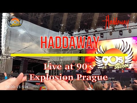 Haddaway Live at 90's Explosion Prague 2022