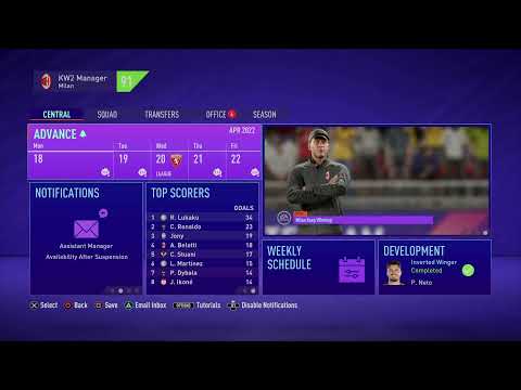 AC Milan career mode season 2 episode 23