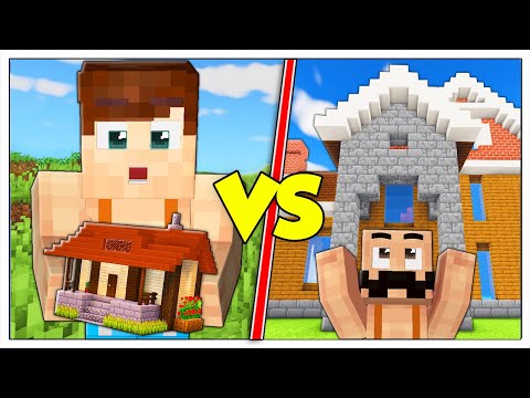 MINI CASA CONTRO CASA GIGANTE! - Minecraft ITA