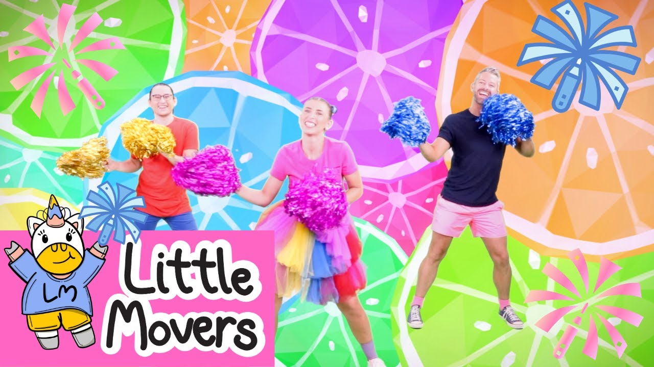 Magical Pom Pom Dance Moves For Kids! High-Energy Fun - Dance Along With Us | Little Movers