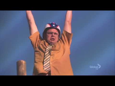 The Ofiice :dwight cycling on rope