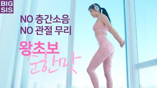 순한맛 왕 초보 홈트 루틴 - NO 층간소음, NO 관절무리, NO 스쿼트, NO 런지