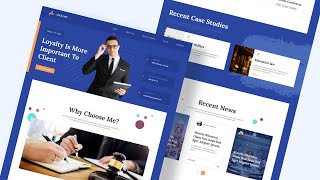 How To Create A Lawyer Website Portfolio Without Coding Using WordPress & Elemen