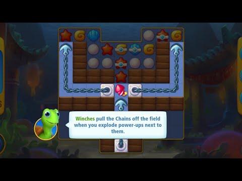 @Fishdom Win Strikes Level 8028 - 8031, Met New Obstacle: Winches