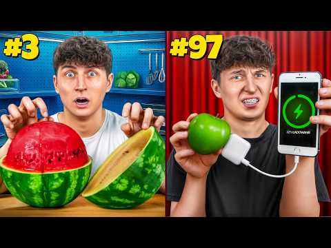 Sprawdzamy 100 LifeHacków w 1 Godzinę!