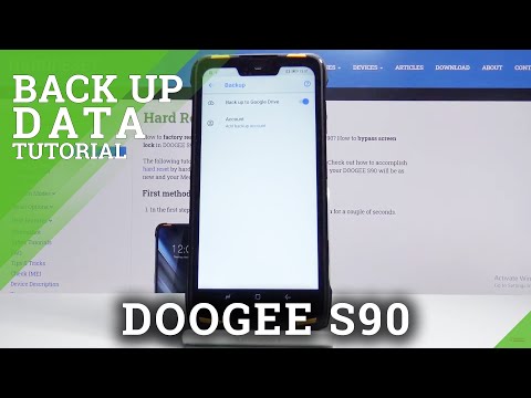 How to Backup Data in DOOGEE S90 – Google Backup Account