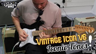 Video thumbnail for Vintage Distressed Icon V6 Black - The Guitar Bay by The Guitar Bay