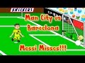Man City vs Barcelona 1-2 CHAMPIONS LEAGUE CARTOON! by 442oons