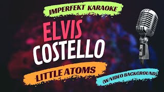 Elvis Costello karaoke - Little Atoms (w/video background)
