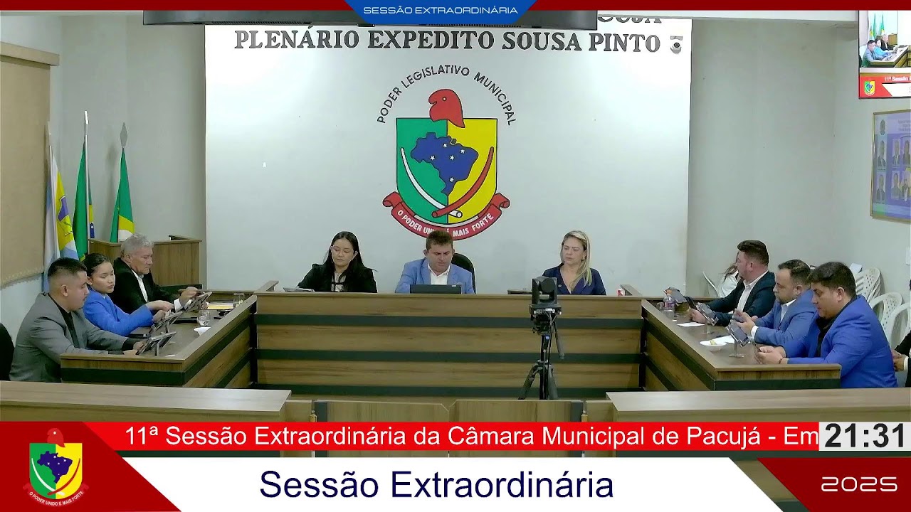 7ª A 11ª SESSÃO EXTRAORDINÁRIA EM 20 DE JANEIRO DE 2025