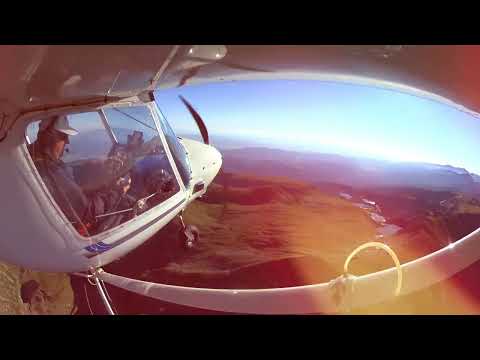 Above Rila mountain with Storch