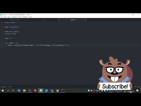 Python Tutorial Standart Deviation Without Using Numpy Part 7 End