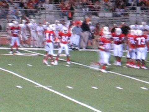 Del Valle's running back Aaron Chisholm #24