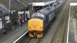 preview picture of video 'Breckland Line, Wymondham Station 30.03.2012'