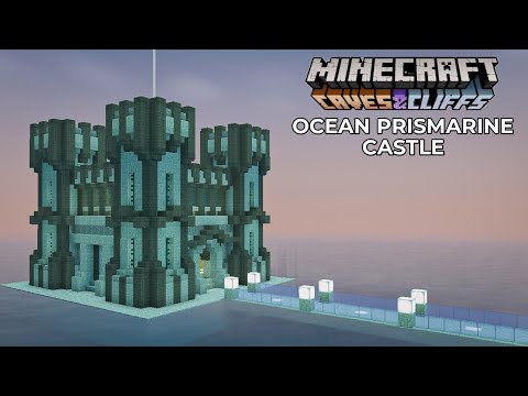 Minecraft Ocean Prismarine Castle Tutorial