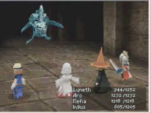 Let's Play Final Fantasy III (DS) part 45: A long winding path
