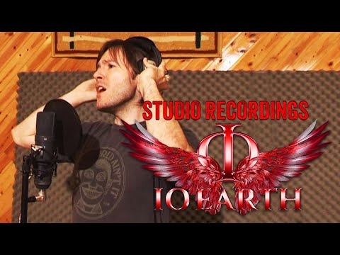 IO EARTH STUDIO FOOTAGE - Recording vocals with Steve Balsamo
