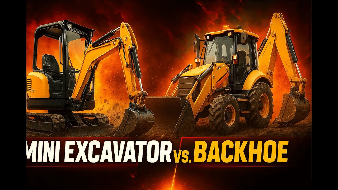 What's BEST for Your Project: Backhoe or Mini Excavator?