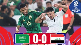 Highlights Saudi Arabia Vs Iraq (0-0) di Kualifikasi Piala Dunia 2026, Green Falcons Lolos Pildun