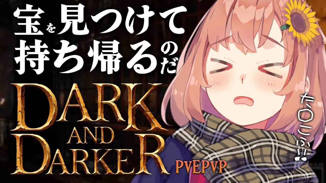 【Dark and Darker】中世たる〇ふ！？ソロモード触ってみるぞ！【本間ひまわり/にじさんじ】