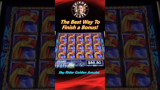 The Best Way to Finish a Bonus! FULL SCREEN Big Win in Sky Rider Golden Amulet! #shortfeed #shorts