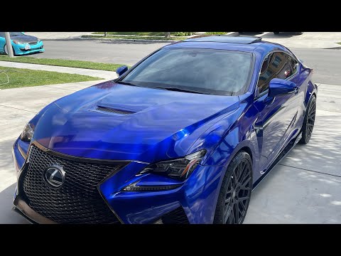 Lexus RCF full Invidia exhaust system. Revs and drive by. Love the way this car sounds.