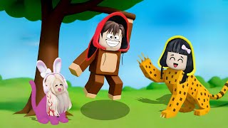 Yuta, Mio Dan Baby Celine Jadi Hewan Untuk Kabur Dari Kebun Binatang || ROBLOX