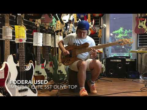 Fodera Used Imperial Elite 5st Olive Top