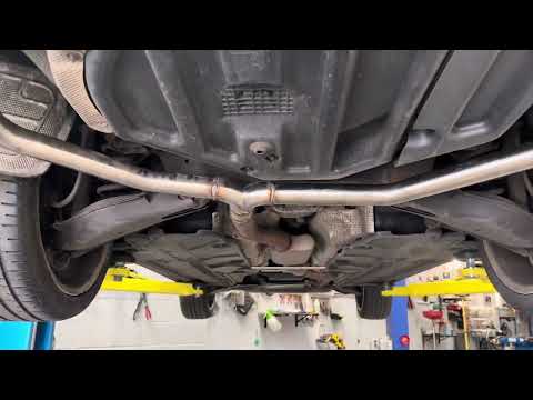 Mercedes W204 c class in for c63 quad exhaust conversion at JA CUSTOM TUNING