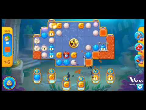 Fishdom. 9601 level no boosters and diamonds. 12 moves