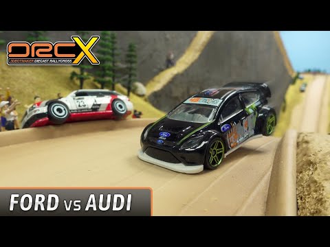 "This has Never happened" Diecast Rally Racing FORD vs AUDI