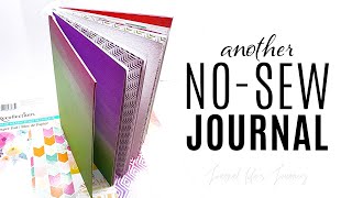 How to Make a No-Sew Easy DIY Journal from 12x12 Scrapbook Paper