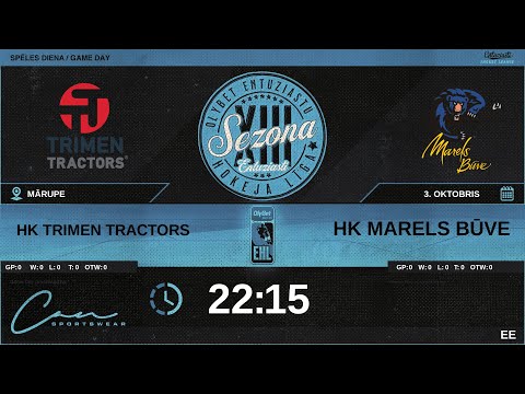 2023 10 03 ERST Elite atklāšanas spēle - Trimen Tractors - Marels Būve