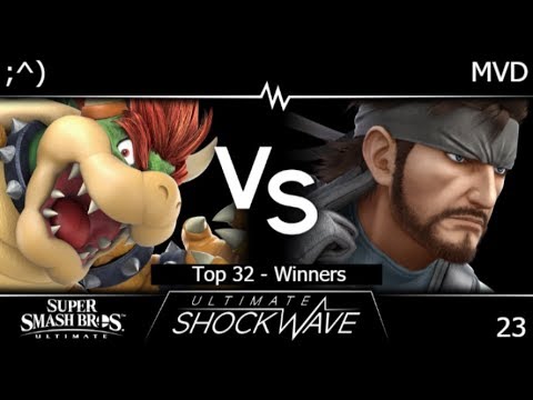 USW 23 - ;^) (Bowser) vs WBG | MVD (Snake) Top 32 - Winners - SSBU