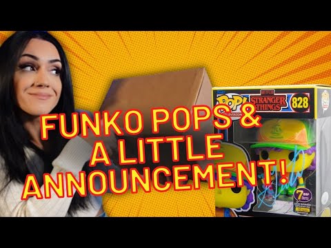 Unboxing funko pops & some awesome news!
