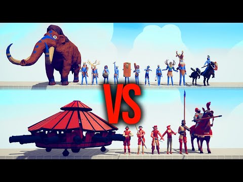 RENAISSANCE TEAM vs TRIBAL TEAM #96 | TABS - Totally Accurate Battle Simulator